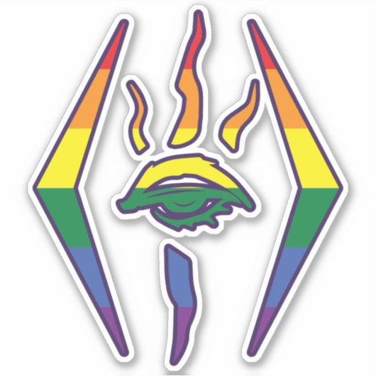 KOTD Pride logo Sticker (Voorkant)