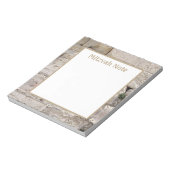 Kotel Jeruzalem Stone Mitzvah Notities Notitieblok (Linkerzijde)