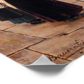 Kotel Painting by Gustav Bauernfein - Circa 1904 Poster (Hoek)