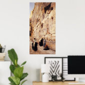 Kotel Painting by Gustav Bauernfein - Circa 1904 Poster (Thuiskantoor)