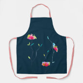 Koterroze abstracte florale partij schort (Voorkant)