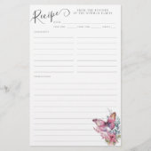 Koterroze vlinderbloemfamilie Recipe Kaart (Voorkant)