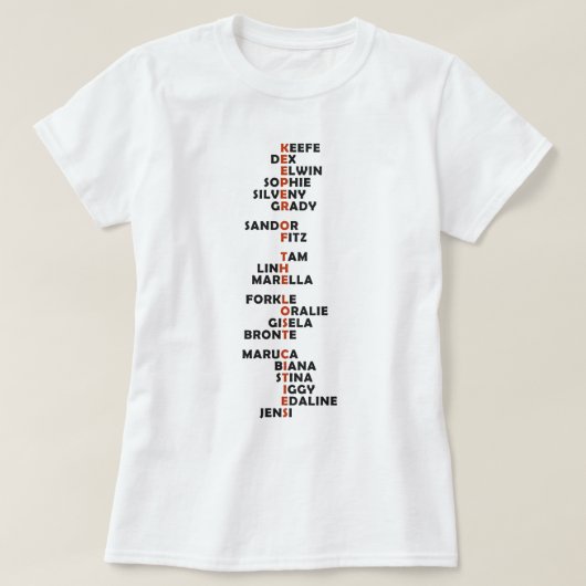 KOTLC Fan Foxfire Academy Team Foster Keefe T-shirt (Design voorkant)