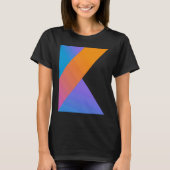 Kotlin Code Web Developer Front End Developer T-shirt (Voorkant)