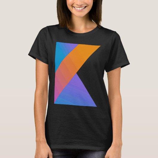Kotlin Code Web Developer Front End Developer T-shirt (Voorkant)
