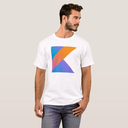Kotlin Programming Language - Kotlin Logo T-shirt (Voorkant volledig)