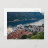 Kotor bay Montenegro Briefkaart (Voorkant / Achterkant)