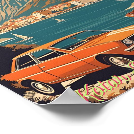 Kotor Bay, Montenegro Poster (Hoek)