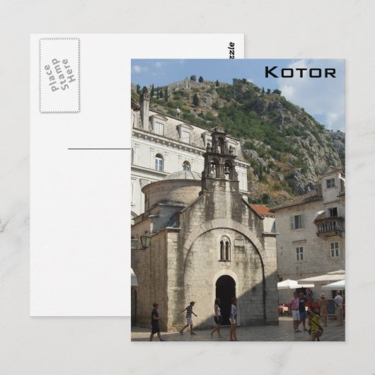Kotor Briefkaart (Voorkant / Achterkant)