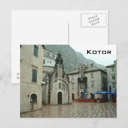 Kotor Briefkaart (Voorkant / Achterkant)