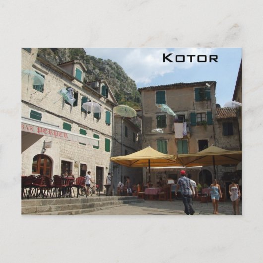 Kotor Briefkaart (Voorkant)