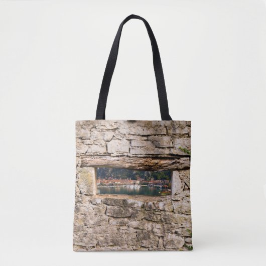 Kotor door het venster tote bag (Voorkant)