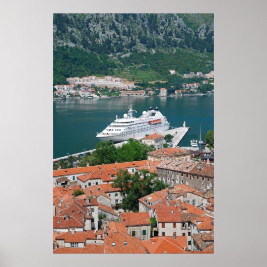 Kotor in Montenegro Poster (Voorkant)