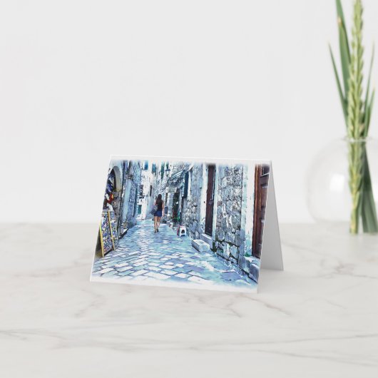 Kotor, Montenegro  Bedankkaart (Voorkant)