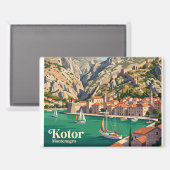 Kotor Montenegro Magneet (Voorkant / Achterkant)