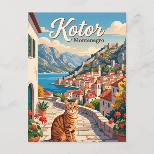 Kotor, Montenegro Montenegro Briefkaart (Voorkant)
