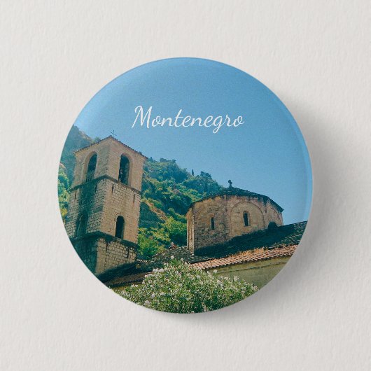 Kotor, Montenegro - Reis souvenir Ronde Button 5,7 Cm (Voorkant)
