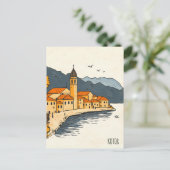 Kotor Montenegro Reizen Briefkaart (Staand voorkant)