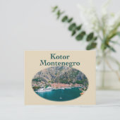 Kotor, Montenegro: Stari Afstudeerder Briefkaart (Staand voorkant)