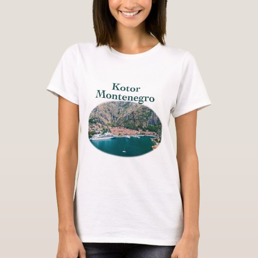 Kotor, Montenegro: Stari Afstudeerder T-shirt (Voorkant)