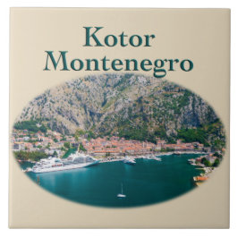 Kotor, Montenegro: Stari Afstudeerder Tegeltje