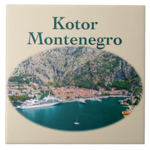 Kotor, Montenegro: Stari Afstudeerder Tegeltje