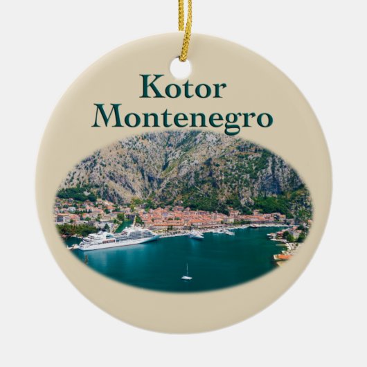 Kotor, Montenegro: Stari Grad Keramisch Ornament (Voorkant)