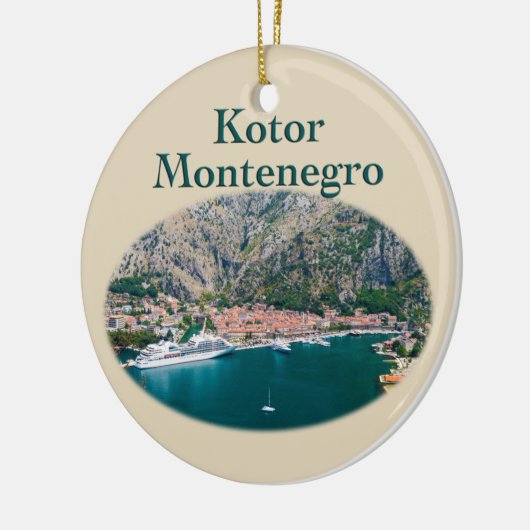 Kotor, Montenegro: Stari Grad Keramisch Ornament (Links)