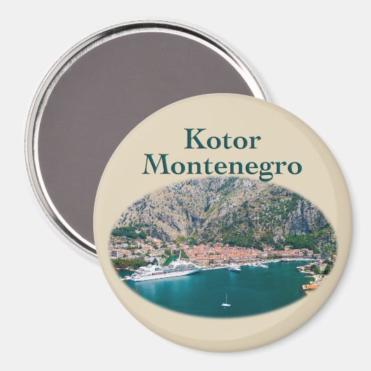 Kotor, Montenegro: Stari Grad Magneet (Voorkant / Achterkant)