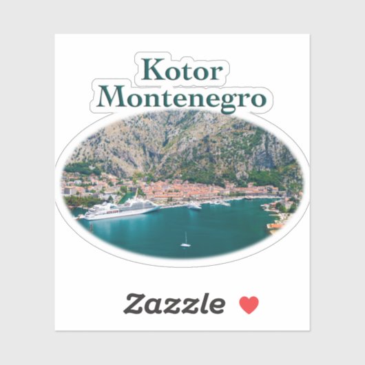 Kotor, Montenegro: Stari Grad Sticker (Vel)