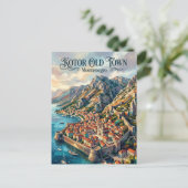 Kotor Oude Stad Montenegro Briefkaart (Staand voorkant)