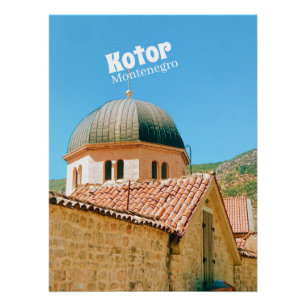 Kotor - reizen door Montenegro fotografie Perfect Poster