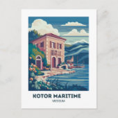 Kotor Scheepvaartmuseum Briefkaart Reizen (Voorkant)