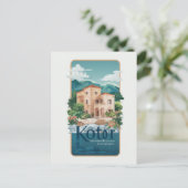 Kotor Scheepvaartmuseum Briefkaart Reizen #Histor (Staand voorkant)