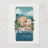 Kotor Scheepvaartmuseum Briefkaart Reizen #Histor (Voorkant)