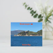 Kotorbaai in Montenegro reis Briefkaart (Staand voorkant)