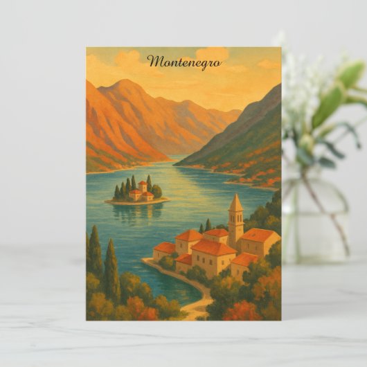 Kotorbaai Montenegro Oude Adria-kust (Staand voorkant)