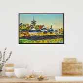 Kotozuka Eiichi, Yakushi Temple en de omgeving Poster (Keuken)