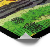 Kotozuka Eiichi, Yakushi Temple en de omgeving Poster (Hoek)