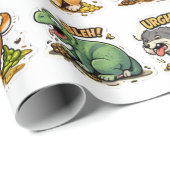 Kots & Krotfeest: Dierenchaos Cadeaupapier (Rol Hoek)