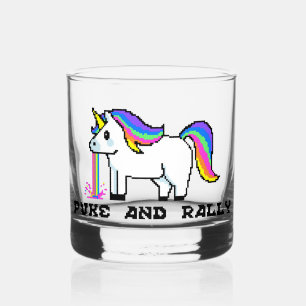 Kots & Rally Regenboog Eenhoorn Rots Glas   Pixel