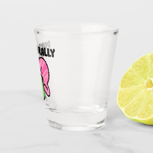 Kots & Rally Shotglas – Roze Harteditie Shot Glas (Rechts)