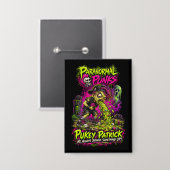 Kotsmisselijk Patrick – Paranormale Punks Button (Voorkant / Achterkant)