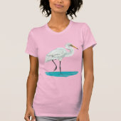 Kotuku Witte reiger T-shirt (Voorkant)