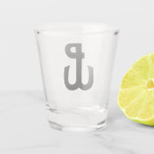 Kotwica-symbool Shot Glas (Achterkant)