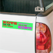 KOTZ KINU RADIO BUMPERSTICKER (Op Truck)