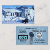 KOTZ RADIOKAARTEN VISITEKAARTJE (Voorkant / Achterkant)