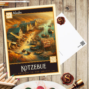 Kotzebue, Alaska    BRIEFKAART