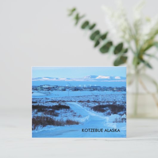 kotzebue alaska briefkaart (Staand voorkant)