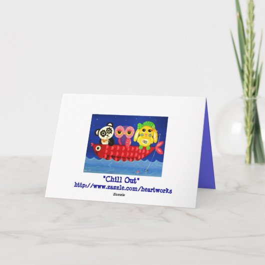 Kou uit - Vaderdag Kaart (Achterkant)